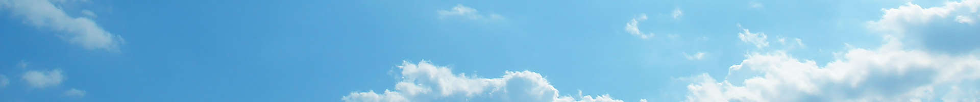 blue sky with fluffy white clouds