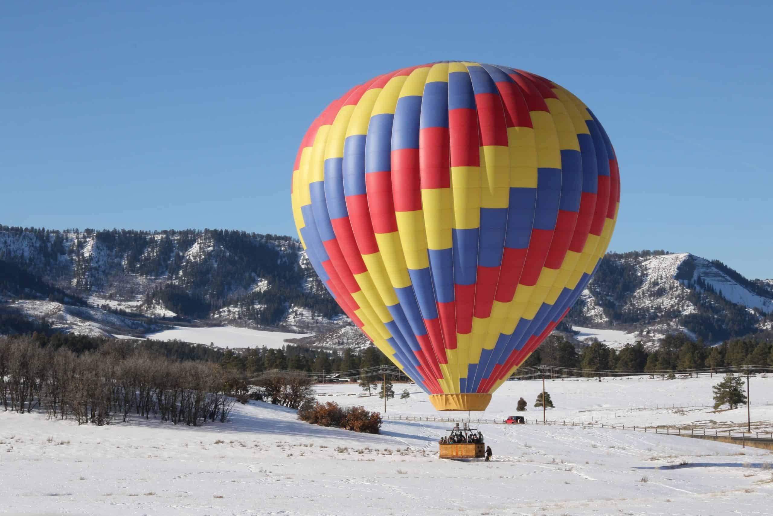 Winter Morning Balloon Ride